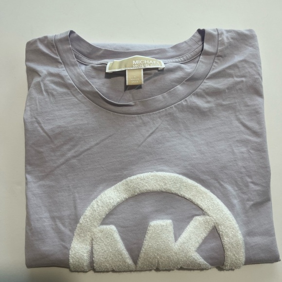Michael Kors Women's Top- Tee size large color light purple - Picture 7 of 7